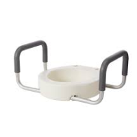 Elongated Toilet Seat Riser with Arms thumbnail